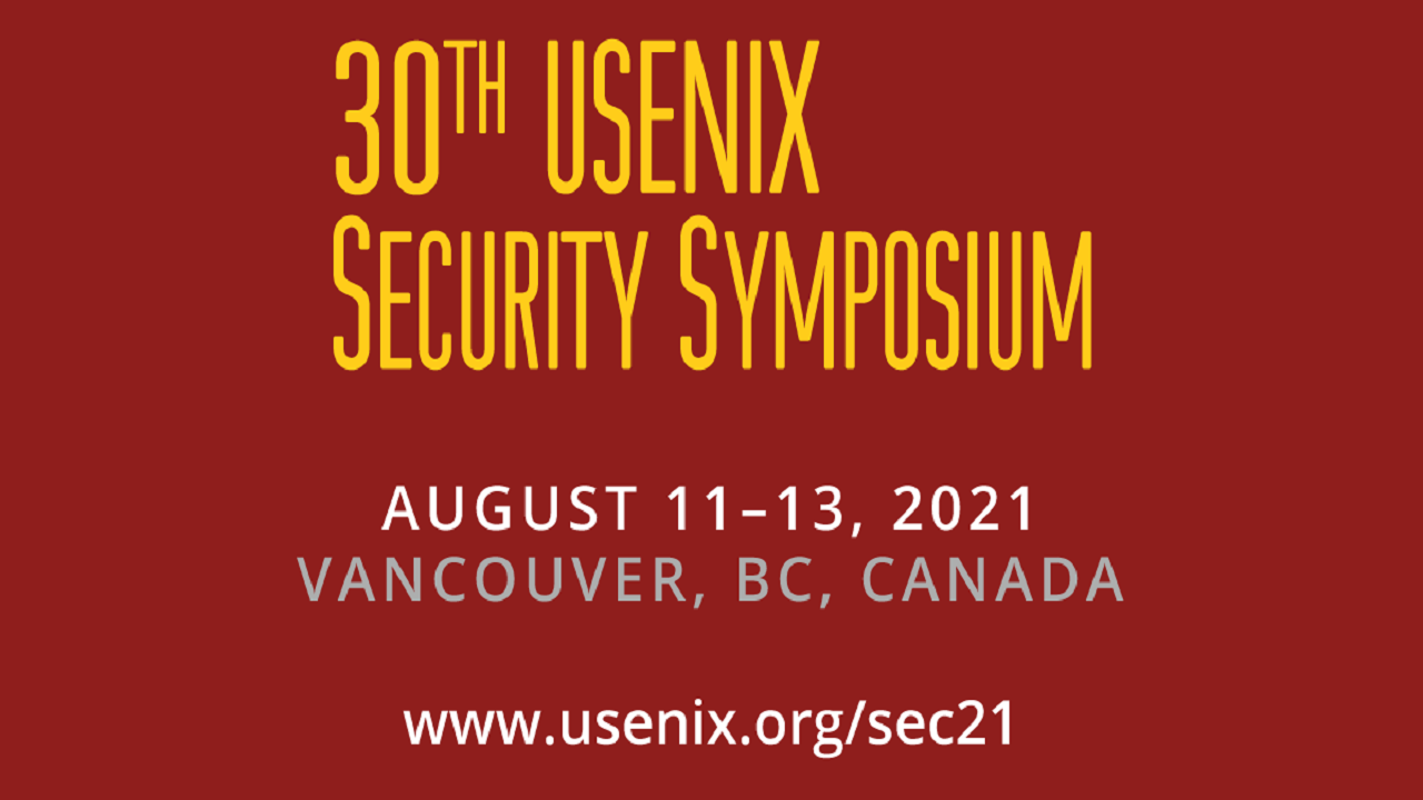 Paper Accepted at SECURITY'21